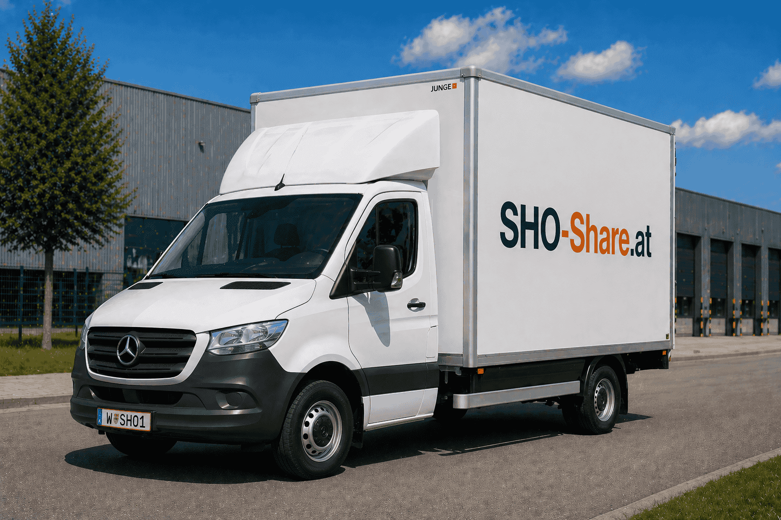 Transporter mit Ladebordwand